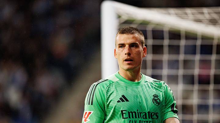Andriy Lunin (Real Madrid FC) seen in action during LaLiga