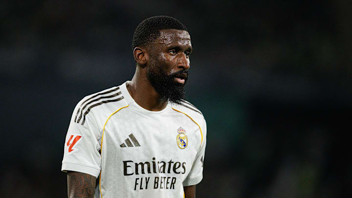 Antonio Rudiger of Real Madrid seen during LaLiga EA Sports Antonio Rudiger of Real Madrid seen during LaLiga EA Sports
