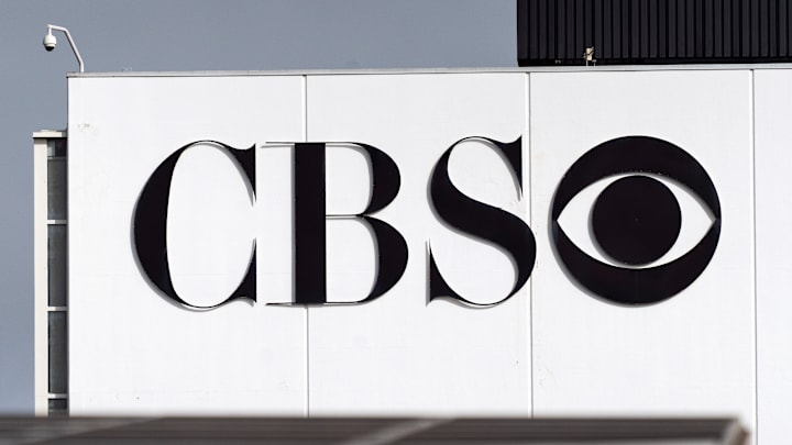 CBS logo seen at the CBS Television City Studio in Los...