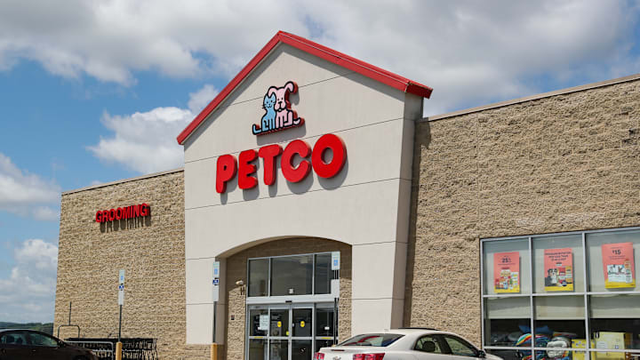 An exterior view of a Petco store at the Buckhorn Plaza...