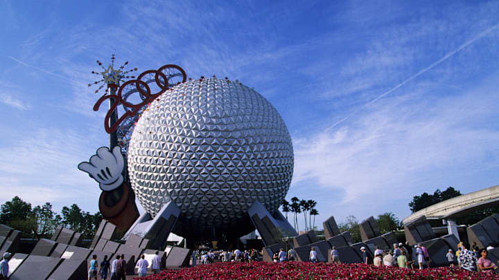 USA, Florida, Orlando, Disney World, Epcot, Spaceship Earth...