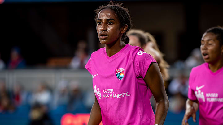 San Diego Wave FC defender Naomi Girma San Diego Wave FC defender Naomi Girma