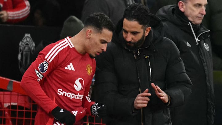 Antony started only twice for Ruben Amorim