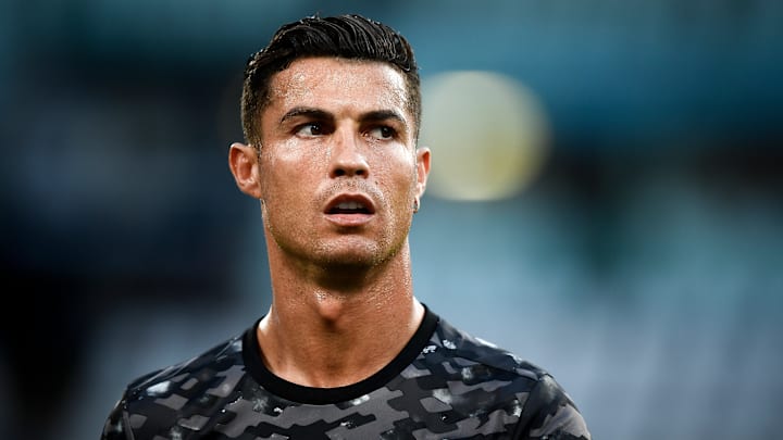 El jugador Cristiano Ronaldo en un partido con la Juventus. El jugador Cristiano Ronaldo en un partido con la Juventus.
