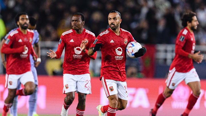 Jugadores del Al Ahly.