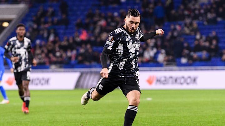 Rayan Cherki a livré une belle prestation face aux Rangers.