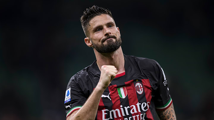 Olivier Giroud a ouvert le score dans ce Juventus-Milan