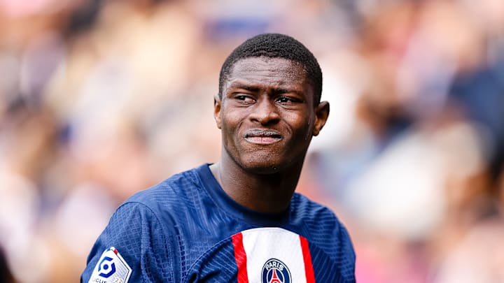 Nuno Mendes lors de son dernier match face à Lorient