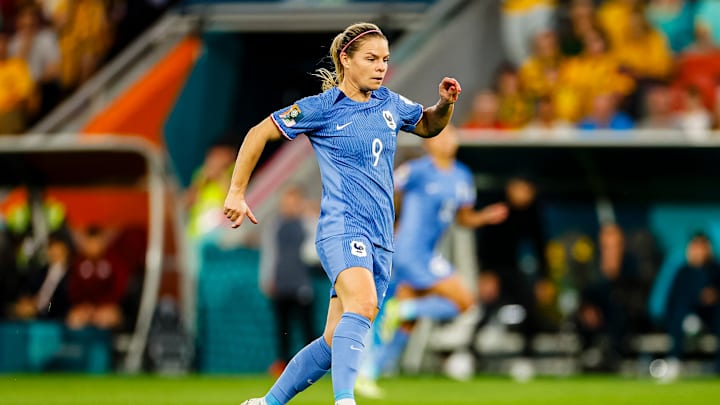 L'attaquante Eugénie Le Sommer est dans le groupe L'attaquante Eugénie Le Sommer est dans le groupe