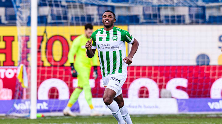 Kwadwo Duah stürmt derzeit noch für den FC St. Gallen