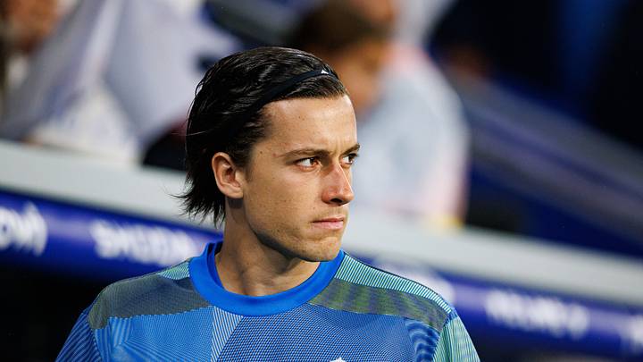 Alvaro Carreras (Real Madrid FC) seen in action during