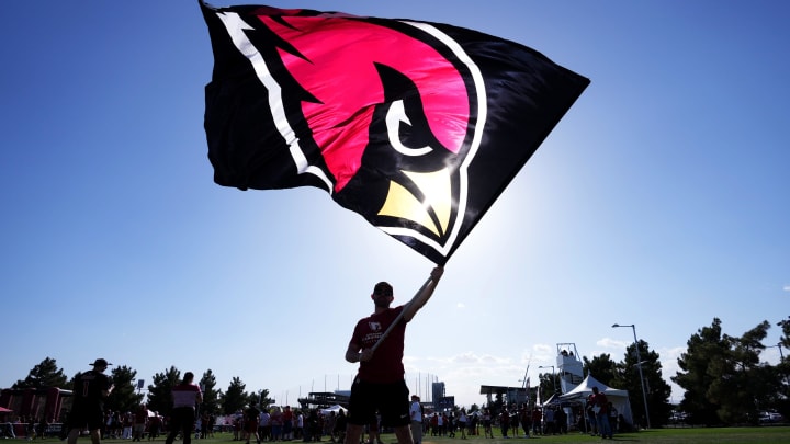 Fans gather for an NFL Draft party at State Farm Stadium Great Lawn in Glendale on April 25, 2024. Fans gather for an NFL Draft party at State Farm Stadium Great Lawn in Glendale on April 25, 2024.