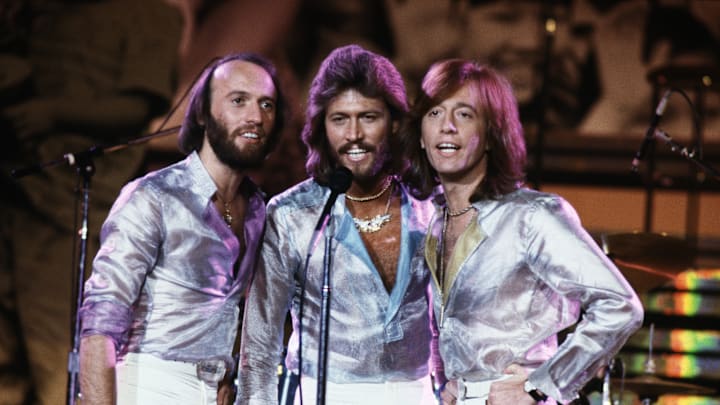 The Bee Gees singing together for UNICEF