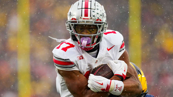 Ohio State Buckeyes wide receiver Carnell Tate Ohio State Buckeyes wide receiver Carnell Tate