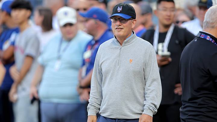 Sep 14, 2026; New York City, New York, USA; New York Mets owner Steve Cohen walks on the field during batting practice before a game against the Baltimore Orioles at Citi Field. Mandatory Credit: Brad Penner-Imagn Images Sep 14, 2026; New York City, New York, USA; New York Mets owner Steve Cohen walks on the field during batting practice before a game against the Baltimore Orioles at Citi Field. Mandatory Credit: Brad Penner-Imagn Images