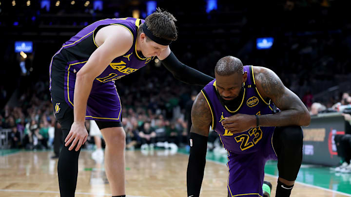 LeBron James has stayed mostly healthy this season, but a groin injury against the Celtics is going to keep him out for a bit.