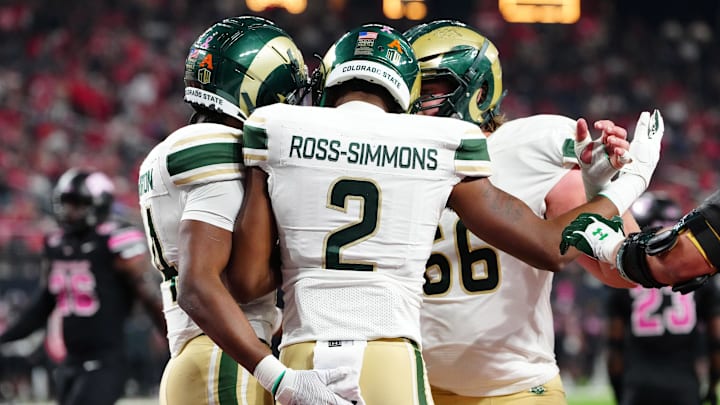 Colorado State WR Justus Ross-Simmons, a 3-star transfer, has pledged to SU, bolstering the Syracuse football receivers room.