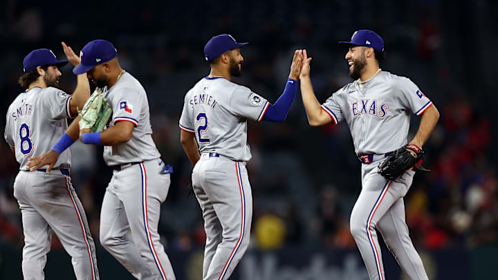 Texas Rangers v Los Angeles Angels