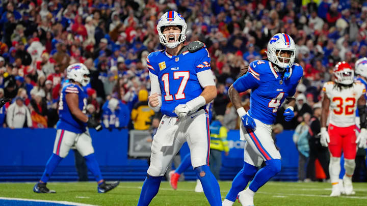 Buffalo Bills quarterback Josh Allen (17). Buffalo Bills quarterback Josh Allen (17).