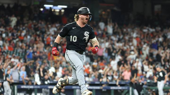 Sep 30, 2026; Houston, Texas, USA; Chicago White Sox second baseman Chase Meidroth (10) rounds the bases after hitting a three-run home run against the Houston Astros in the sixth inning during game two of the Wildcard round for the 2026 MLB Playoffs at Daikin Park. Mandatory Credit: Troy Taormina-Imagn Images Sep 30, 2026; Houston, Texas, USA; Chicago White Sox second baseman Chase Meidroth (10) rounds the bases after hitting a three-run home run against the Houston Astros in the sixth inning during game two of the Wildcard round for the 2026 MLB Playoffs at Daikin Park. Mandatory Credit: Troy Taormina-Imagn Images