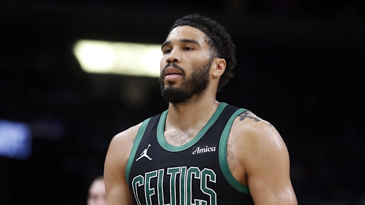 Mar 20, 2026; Memphis, Tennessee, USA; Boston Celtics forward Jayson Tatum (0). Mandatory Credit: Petre Thomas-Imagn Images Mar 20, 2026; Memphis, Tennessee, USA; Boston Celtics forward Jayson Tatum (0). Mandatory Credit: Petre Thomas-Imagn Images