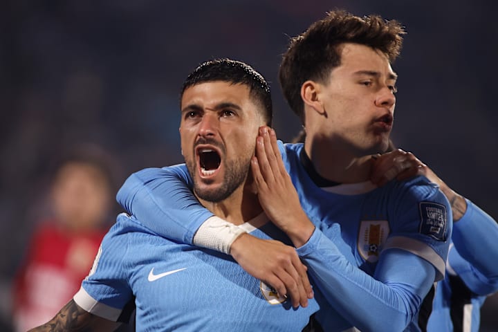 Giorgian De Arrascaeta and Facundo Pellistri. Giorgian De Arrascaeta and Facundo Pellistri.