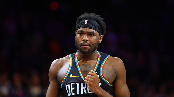 Jan 29, 2026; Phoenix, Arizona, USA; Detroit Pistons forward Isaiah Stewart (28) against the Phoenix Suns at Mortgage Matchup Center. Mandatory Credit: Mark J. Rebilas-Imagn Images Jan 29, 2026; Phoenix, Arizona, USA; Detroit Pistons forward Isaiah Stewart (28) against the Phoenix Suns at Mortgage Matchup Center. Mandatory Credit: Mark J. Rebilas-Imagn Images