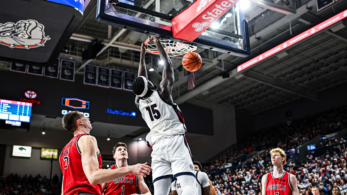 Graham Ike puts Gonzaga on his back in major rivalry win over Saint Mary's