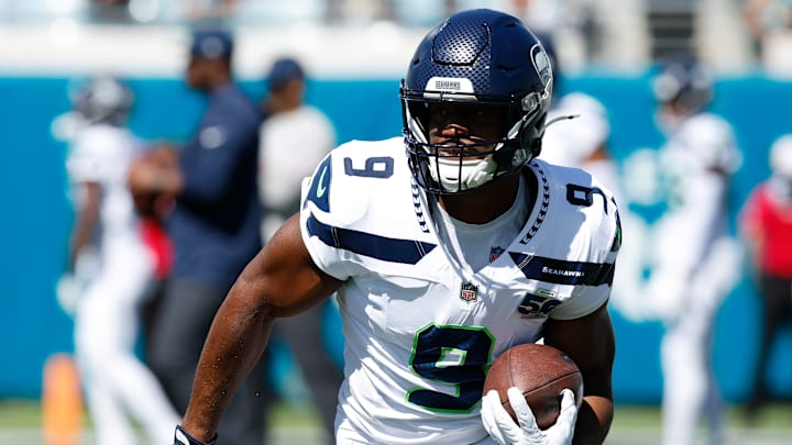 Kenneth Walker of the Seattle Seahawks