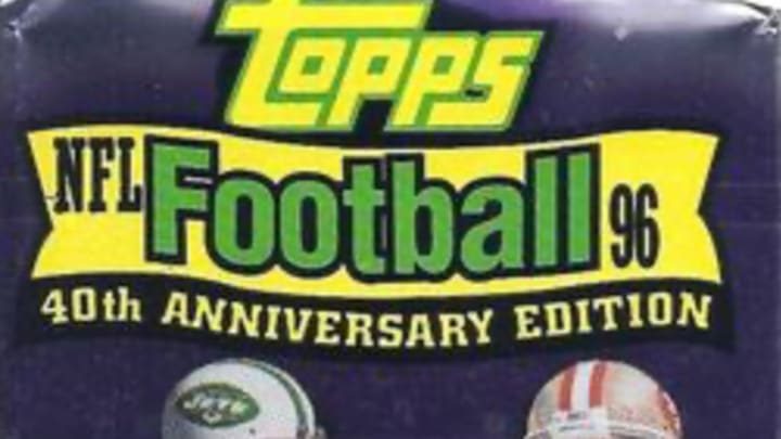 1996 Topps Football Pack Wrapper