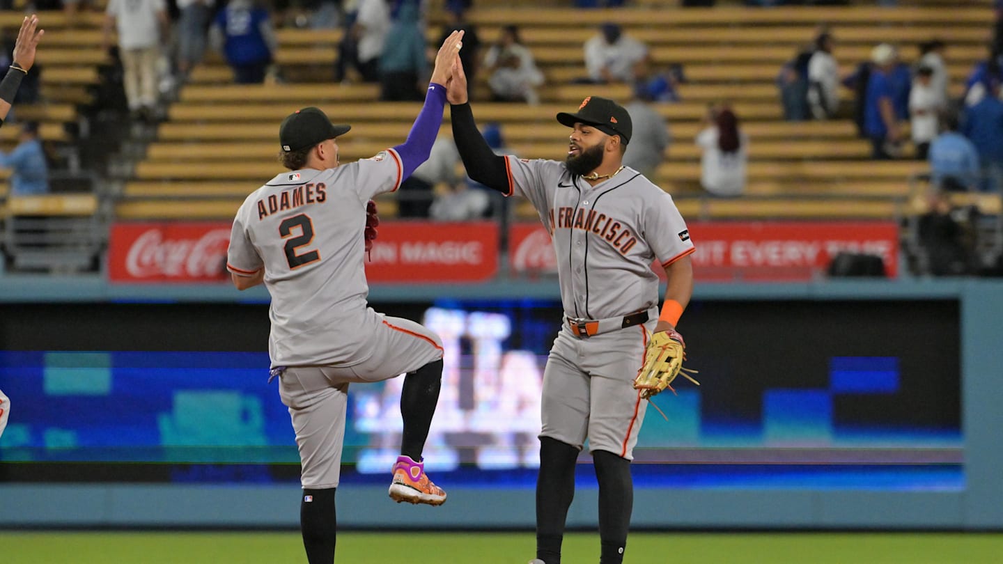 The Giants beat the Dodgers as they continue to have LA's number