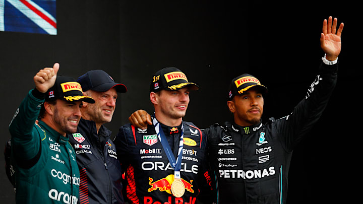 Fernando Alonso, Adrian Newey, Max Verstappen, Lewis Hamilton, Formula 1