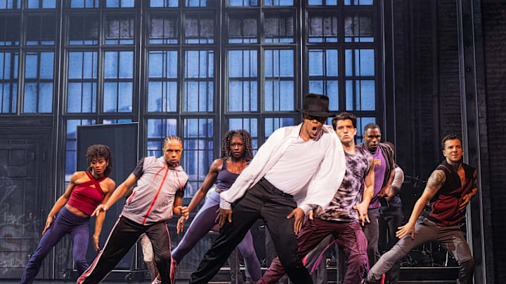 Jordan Markus as MJ in the First National Tour of MJ and ensemble cast