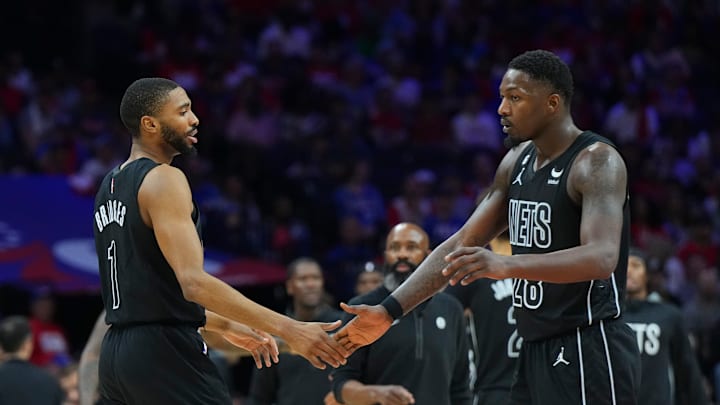 Mikal Bridges and Dorian Finney-Smith, Brooklyn Nets