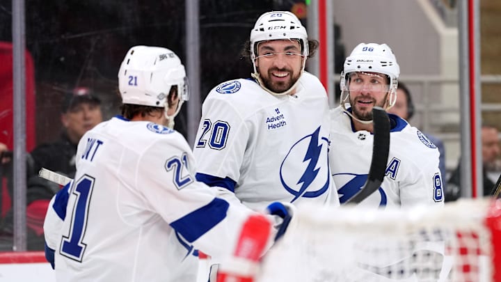 Could Nick Paul (20) be poised to make the Tampa Bay Lightning less dependent on Nikita Kucherov and Brayden Point in 2024-2025?