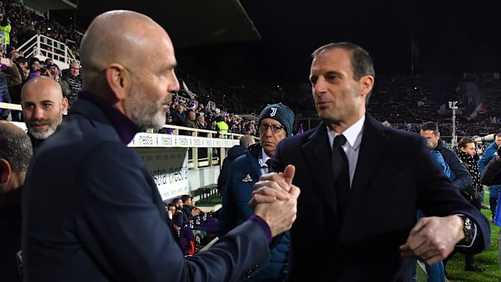 Stefano Pioli e Massimiliano Allegri