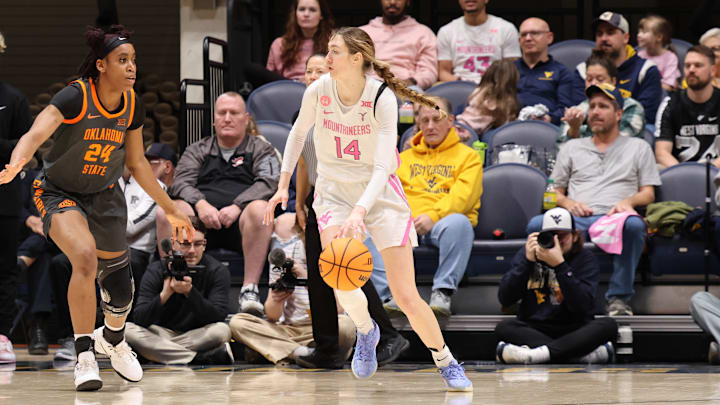 West Virginia University forward Kylee Blacksten