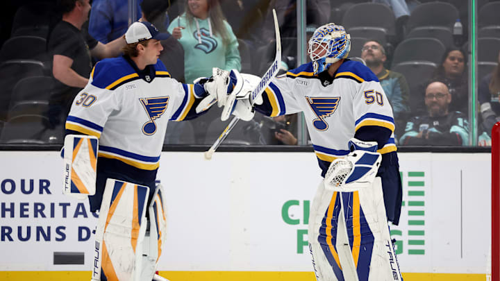 The t Louis Blues have a solid tandem in Joel Hofer and Jordan Binnington, one that has drawn interest from other clubs.