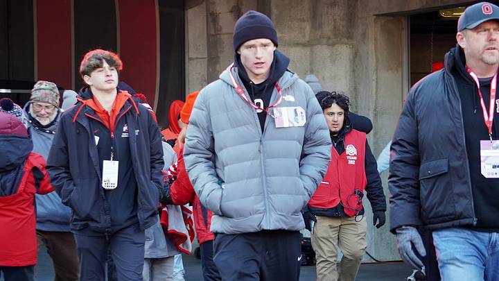 Brady Edmunds was at Ohio Stadium to watch the Ohio State Buckeyes take on the Michigan Wolverines in an NCAA football game on Saturday Nov. 30, 2024.