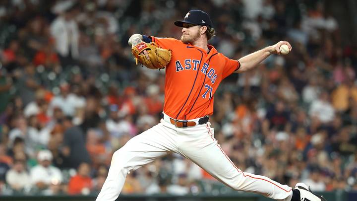 Sep 30, 2026; Houston, Texas, USA; Houston Astros pitcher Josh Hader (71) throws a pitch against the Chicago White Sox in the ninth inning during game two of the Wildcard round for the 2026 MLB Playoffs at Daikin Park. Mandatory Credit: Troy Taormina-Imagn Images Sep 30, 2026; Houston, Texas, USA; Houston Astros pitcher Josh Hader (71) throws a pitch against the Chicago White Sox in the ninth inning during game two of the Wildcard round for the 2026 MLB Playoffs at Daikin Park. Mandatory Credit: Troy Taormina-Imagn Images