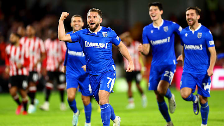 Gillingham pull off Carabao Cup shock