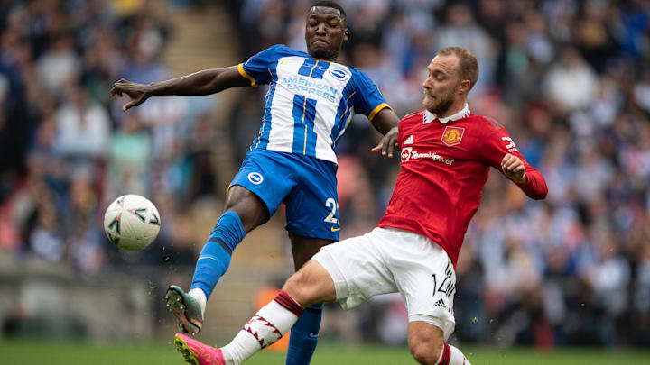 Moises Caicedo und Christian Eriksen