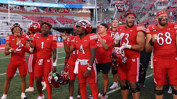Utah Utes starting center Jaren Kump (No. 68) was recognized as a semifinalist for the William V. Campbell Trophy.