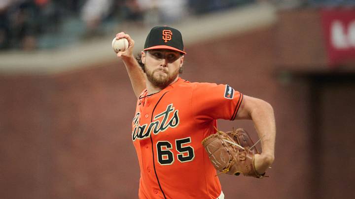 San Francisco, California, USA; San Francisco Giants starting pitcher Landen Roupp (65) throws a pitch against the Colorado Rockies during the first inning at Oracle Park. Mandatory Credit: Robert Edwards-Imagn Images San Francisco, California, USA; San Francisco Giants starting pitcher Landen Roupp (65) throws a pitch against the Colorado Rockies during the first inning at Oracle Park. Mandatory Credit: Robert Edwards-Imagn Images