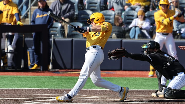 West Virginia University catcher Logan Sauve West Virginia University catcher Logan Sauve