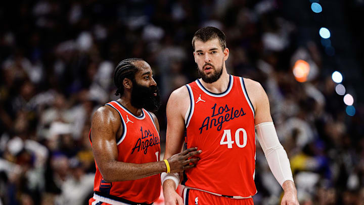 James Harden, Ivica Zubac, LA Clippers