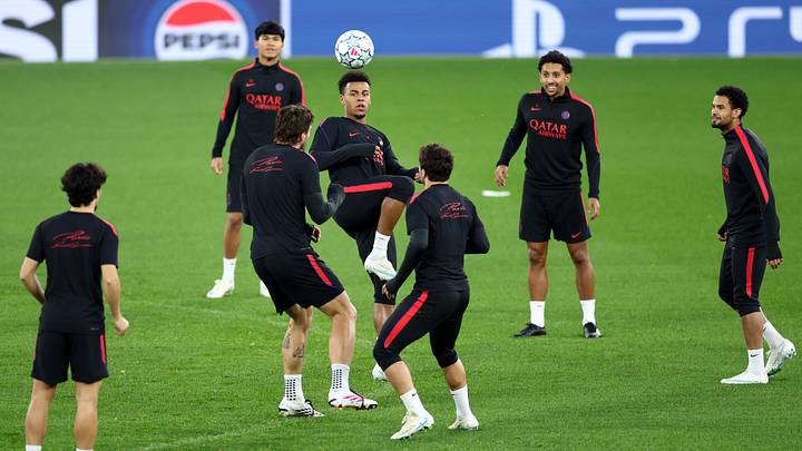 Paris Saint-Germain Training Session And Press Conference - UEFA Champions League 2026/27 League Paris Saint-Germain Training Session And Press Conference - UEFA Champions League 2026/27 League