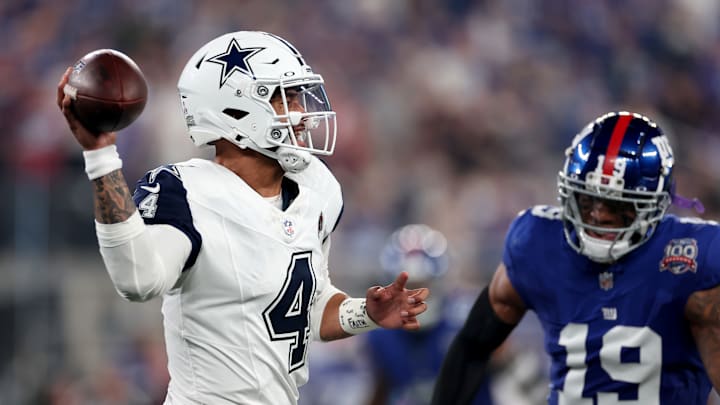 Dak Prescott, Dallas Cowboys, New York Giants