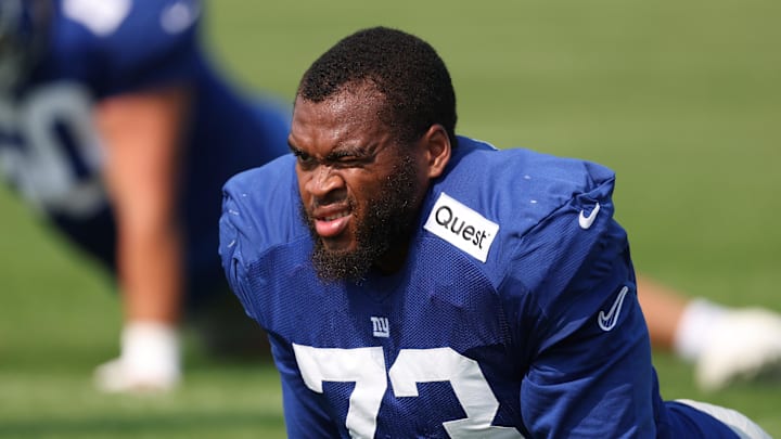  New York Giants offensive tackle Evan Neal 