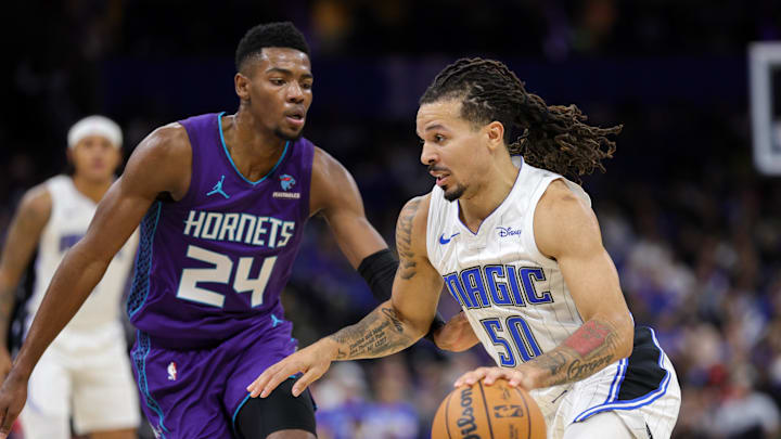 The Orlando Magic look to keep up their strong home record as they face the Charlotte Hornets.